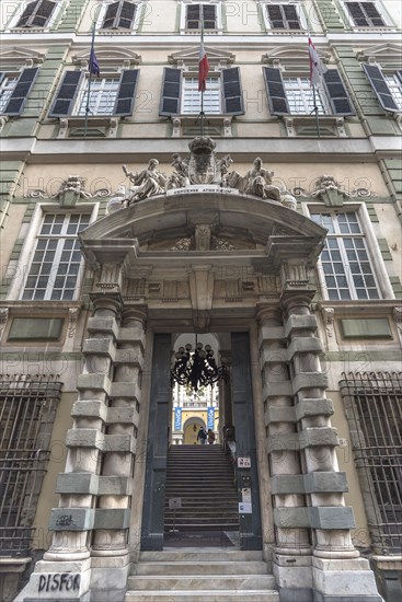 Entrance portal of the former royal palace