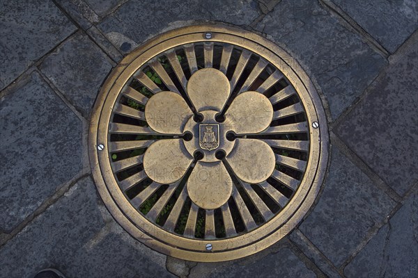 Manhole cover of the municipality of Portofino