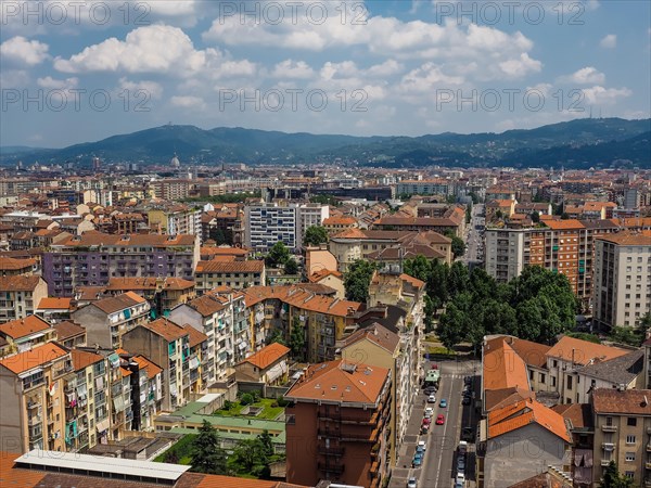 Aerial view of Turin