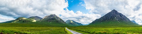 Panorama of Glen Etive