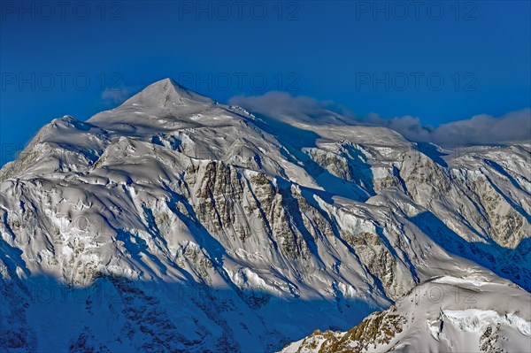 Aerial view of Mount Logan