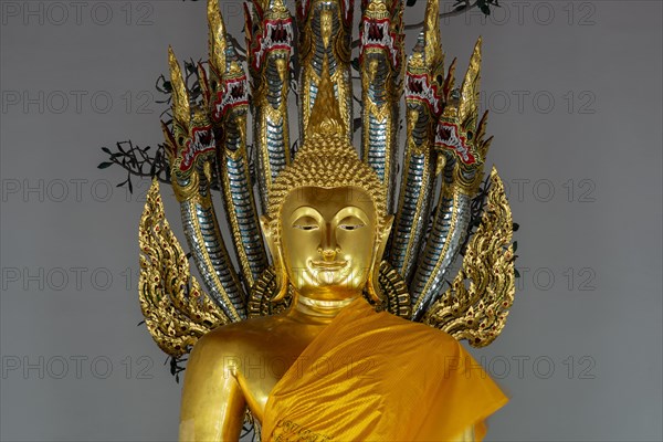 Gilded Buddha statue