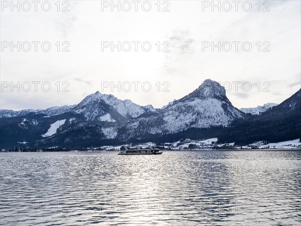 Snow-covered mountain peaks