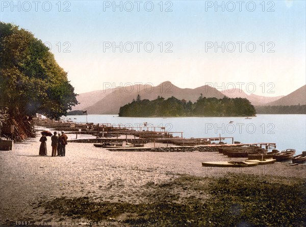 Boat mooring at Derwentwater