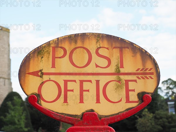 Post office sign