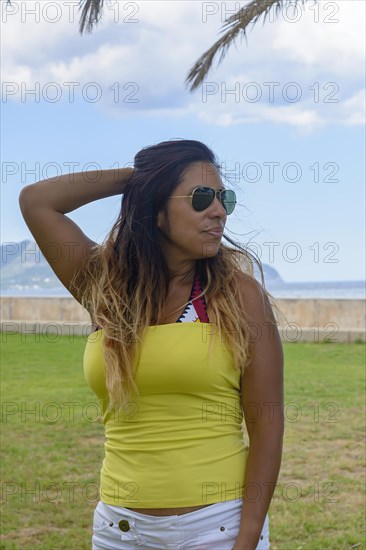 Portrait of a latin woman smiling