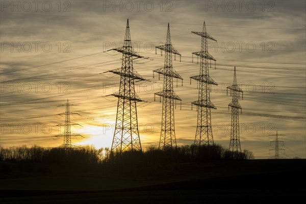 High-voltage pylons