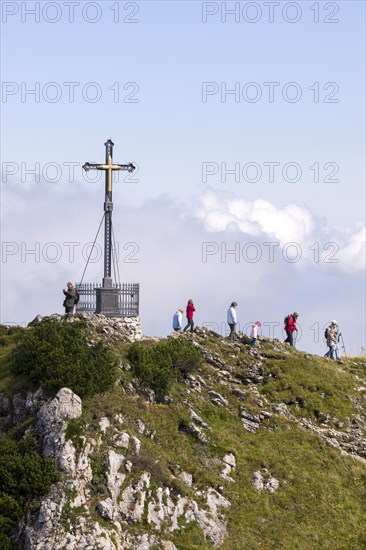 Summit cross on the Hochfelln