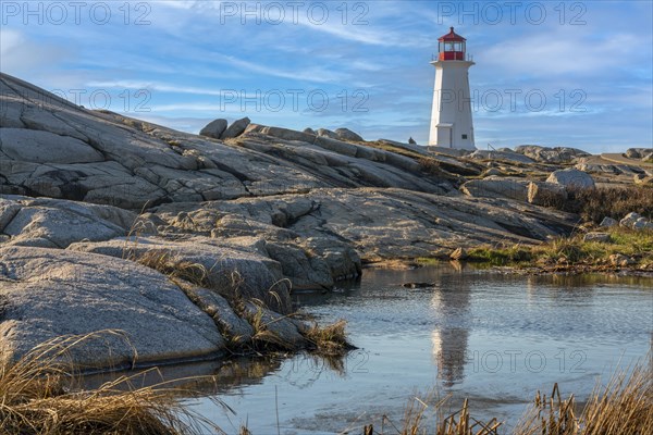 Peggys Cove with lighthouse Canada