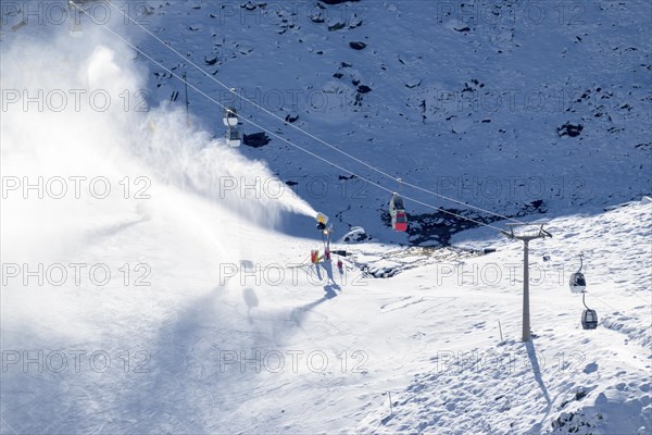 Snow cannons