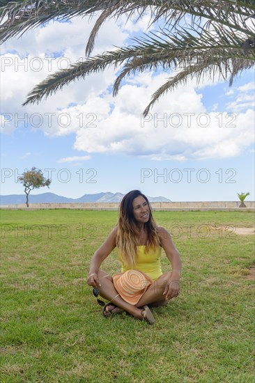 Portrait of a latin woman smiling