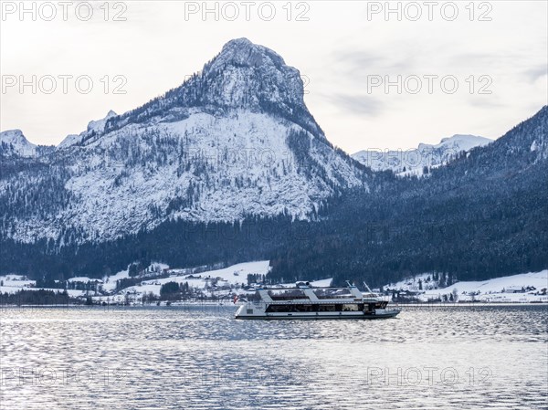 Snow-covered mountain peaks