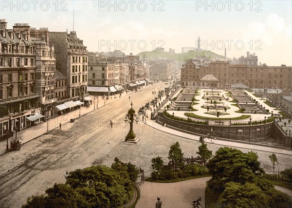 Princess Street and Calton Hill