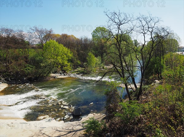 Sangone river in Turin