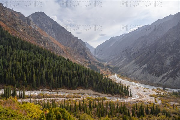 View into the Ala Archa valley