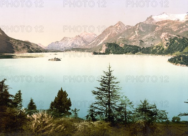 View over the upper Engadine