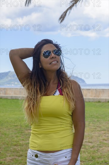 Portrait of a latin woman smiling