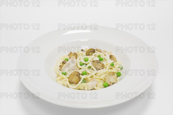 Gourmet pasta with chicken breast