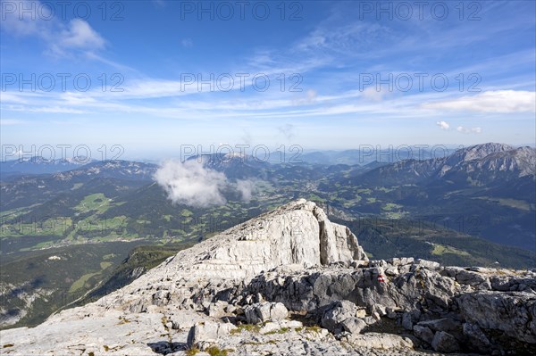 Rocky mountain flank of the Watzmann