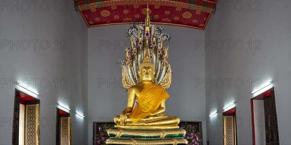 Gilded Buddha statue