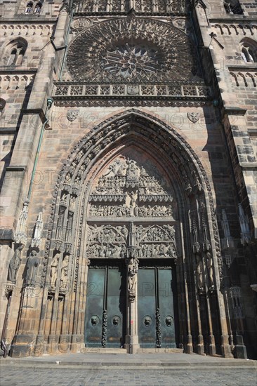 In the historic centre of Nuremberg