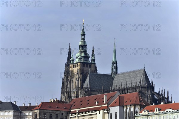 View of Hradcany with Prague Castle