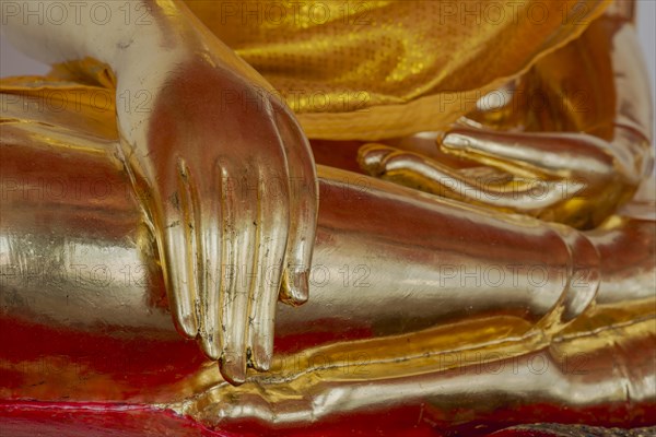 Gilded Buddha statue