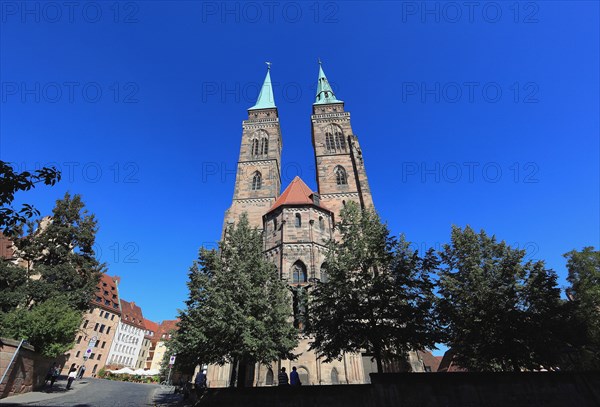 In the historic centre of Nuremberg