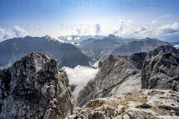 View from the summit of the Hochkalter