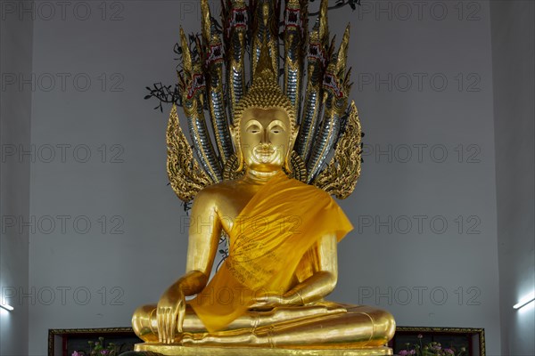 Gilded Buddha statue