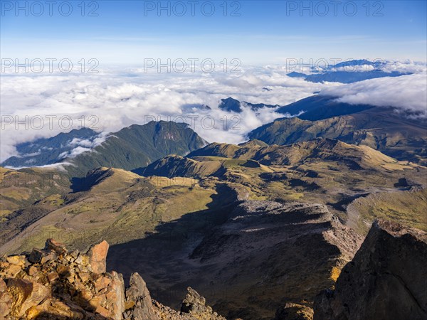 View from the summit of Iliniza North