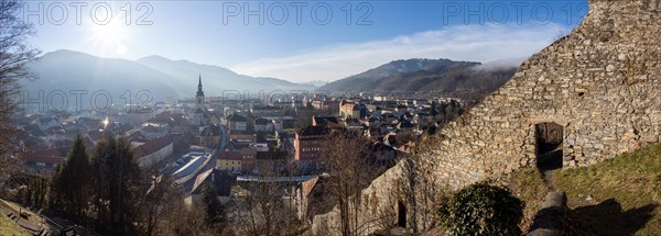 View of the town from the Schlossberg