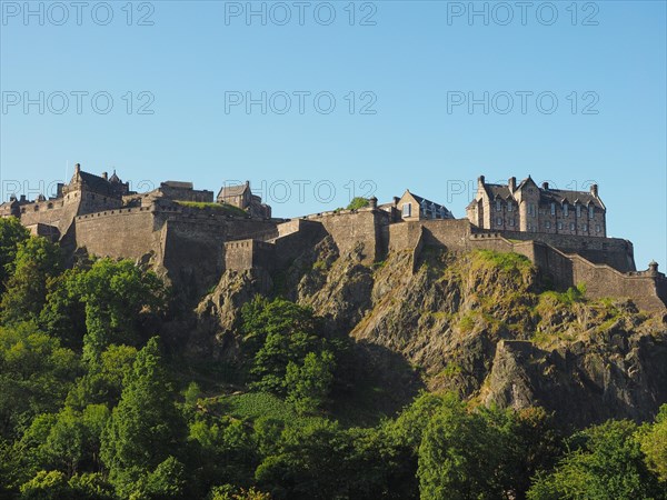 Edinburgh castle in Scotland