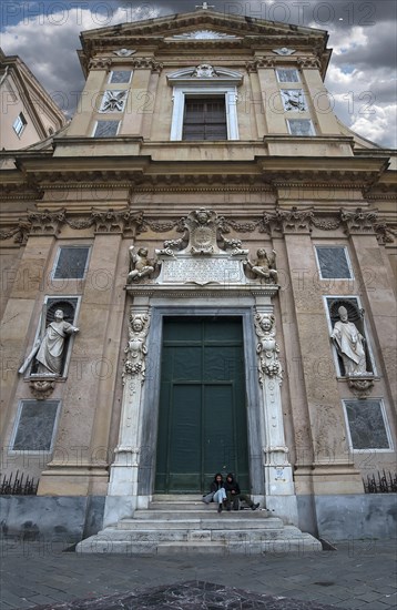 Main facade of the Gesu Church