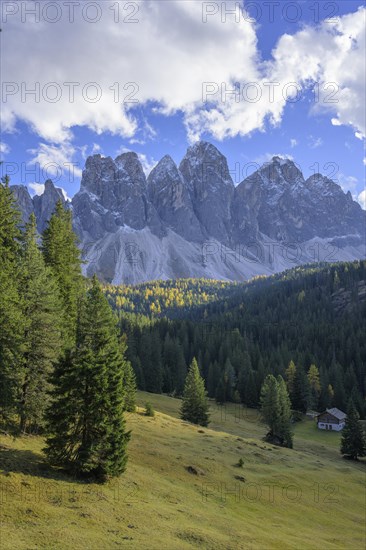 View of the Geisler peaks