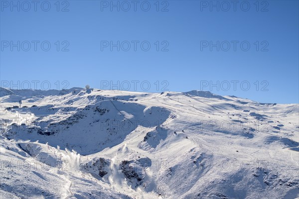 Ski resort of sierra nevada