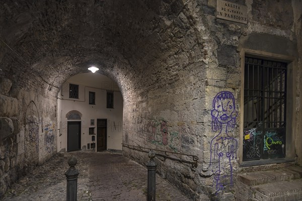 Passageway in the historic city centre