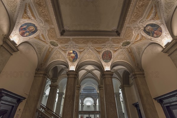 Stucco ceiling in Palazzo Pallavicini-Cambiasom