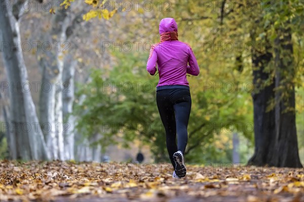 Outdoor activity in autumn weather