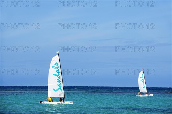 Catamaran sailing tour at Sandals Dunn's River Hotel