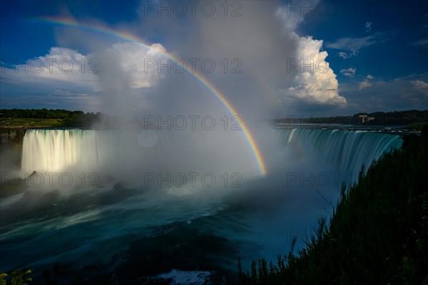 Canadian side view of Niagara Falls