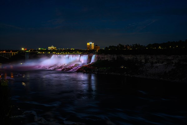 Canadian side view of Niagara Falls