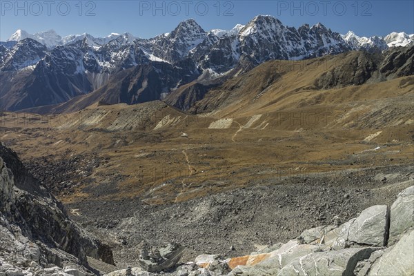 View towards the West from Cho La