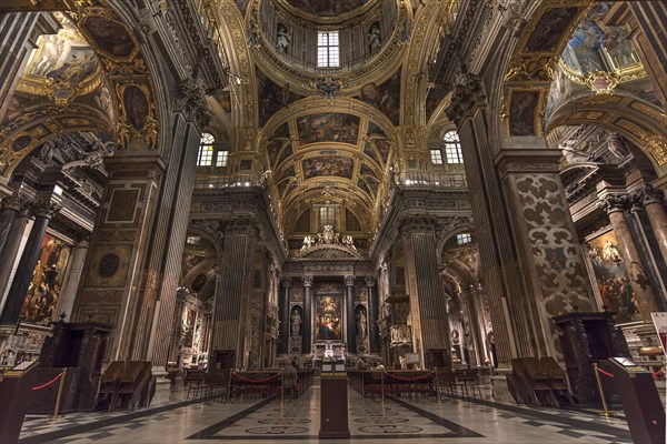 Interior of the Gesu Church