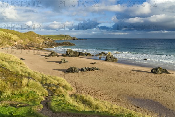 Sango Sands Beach Bay in the morning light