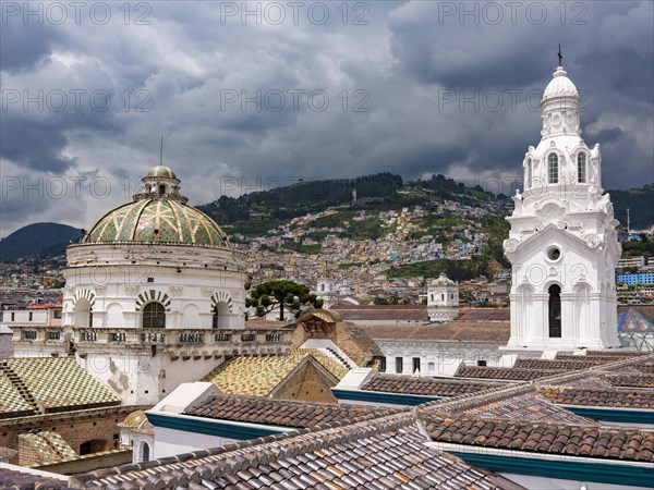 View over the roofs of the Catedral Metropolitana de Quito