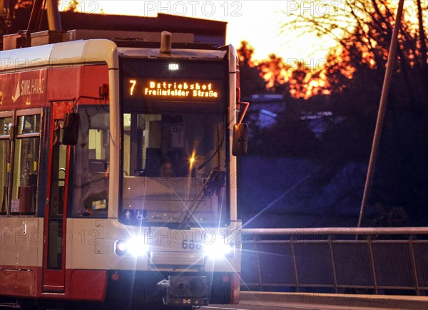 Tram of line 7 of Stadtwerke Halle