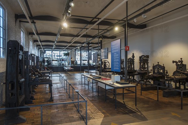 Old printing presses at the Industriemuseum