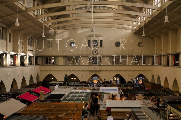 Interior view of market hall