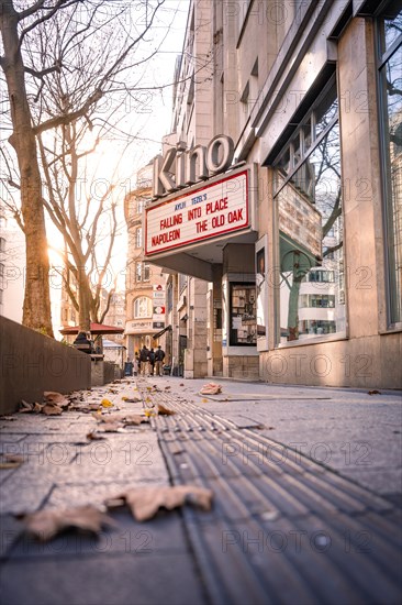 A cinema on a city street